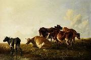 Thomas sidney cooper,R.A., Cattle in the pasture.